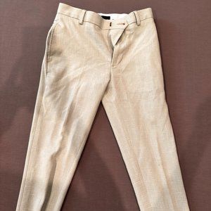 ASOS DESIGN wedding super skinny suit pants in green cross hatch